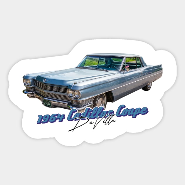 1964 Cadillac Coupe DeVille Sticker by Gestalt Imagery